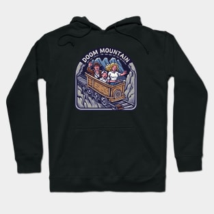 Doom Mountain Roller Coaster - Funny Hoodie